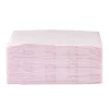 Serviette carrée rose pâle 2 plis en papier x40