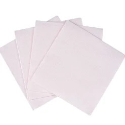 Serviette cocktail carrée rose pâle 2 plis en papier x40