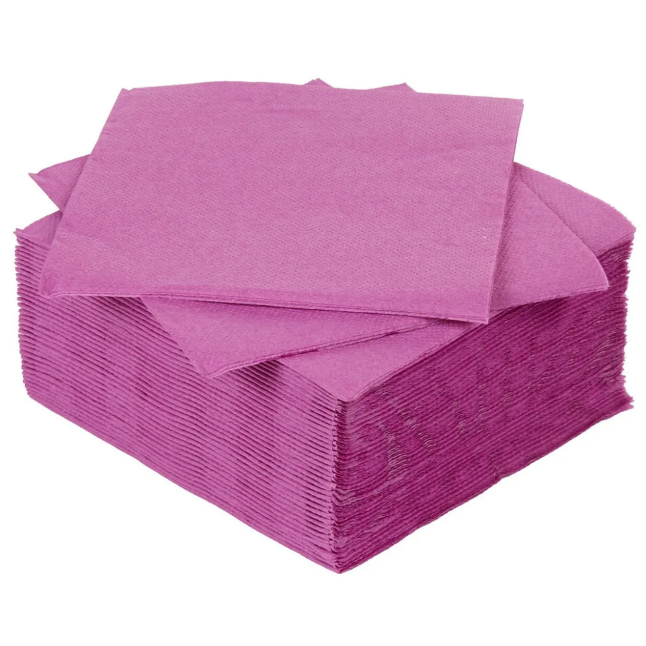 Serviette cocktail jetable violet x40