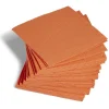 Serviette en papier couleur terracotta x40