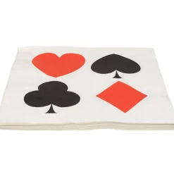 Serviette en papier design Casino x10