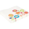 Serviette en papier design fleurs x20
