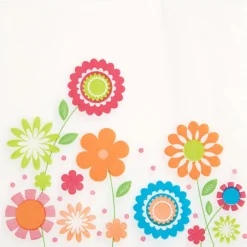 Serviette en papier design fleurs x20