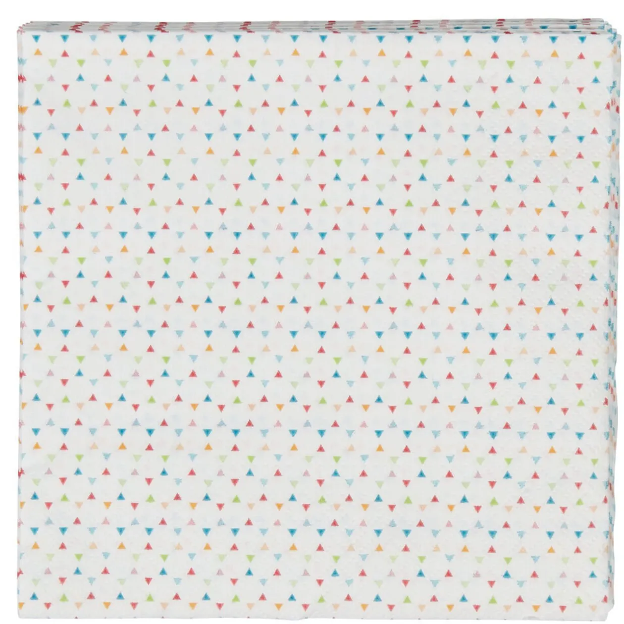 Serviette en papier design gommettes multicolores x20
