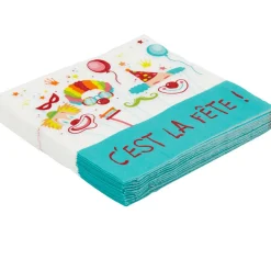 Serviette en papier design photobooth x20