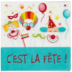 Serviette en papier design photobooth x20