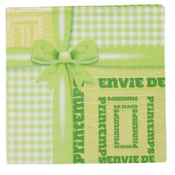 Serviette en papier design envie de printemps x20