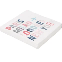 Serviette en papier design city x20