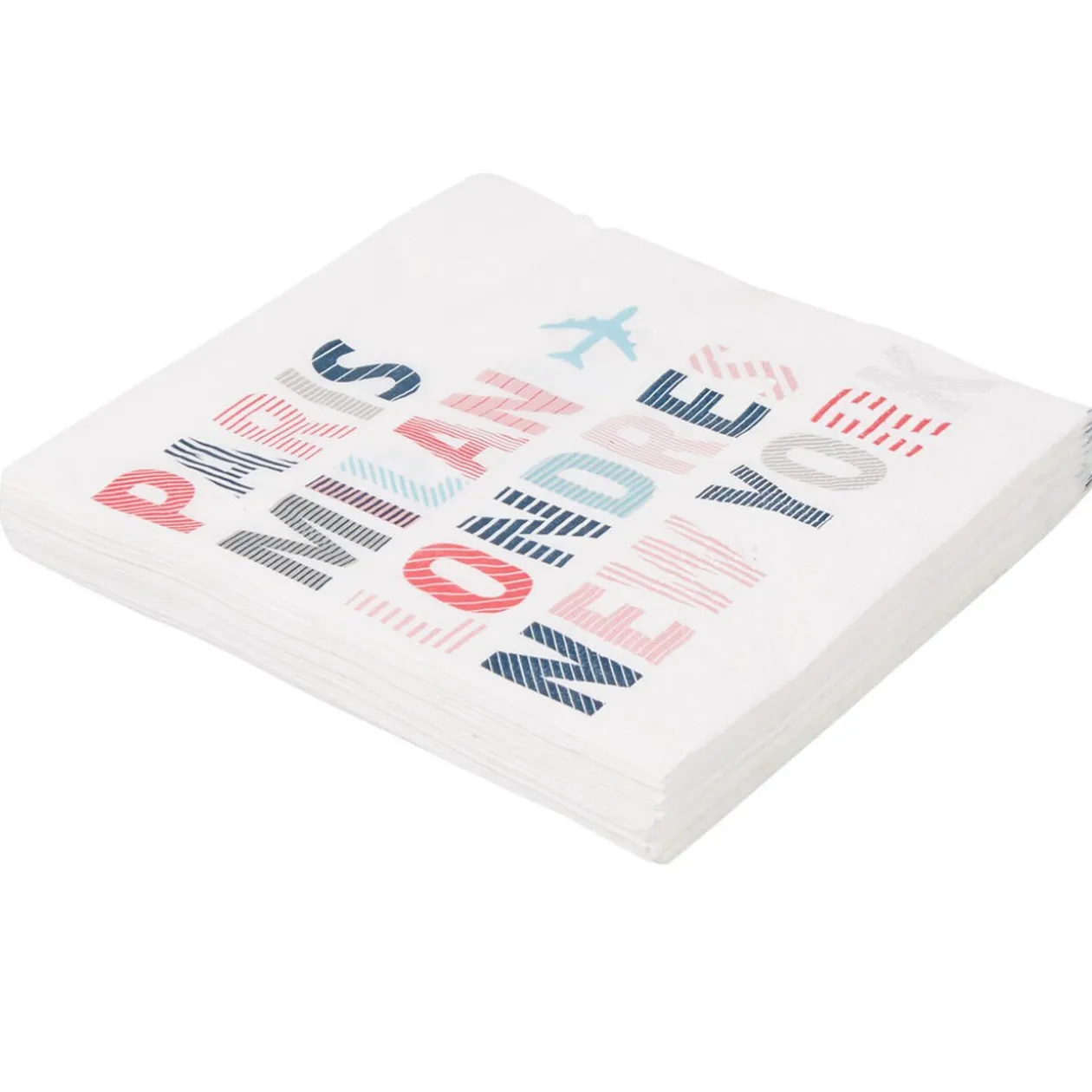 Serviette en papier design city x20
