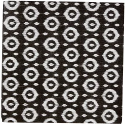 Serviette en papier double point noir et blanc x20