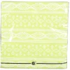 Serviette en papier Gipsy motif géométrique vert et blanc x20