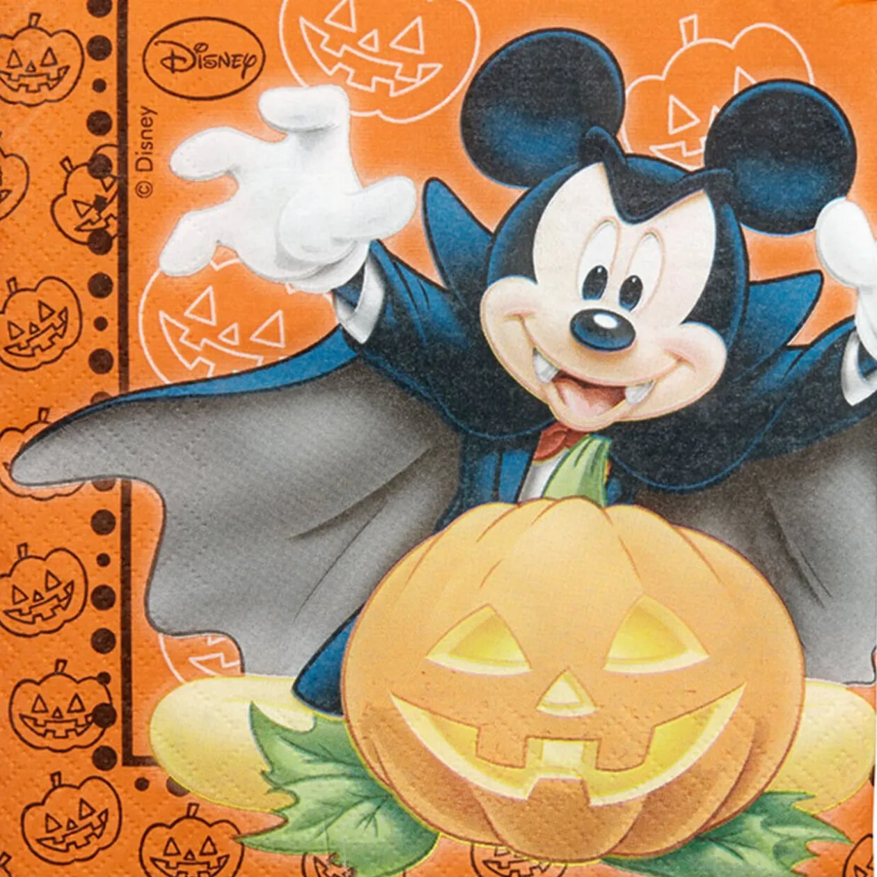 Serviette en papier Mickey Halloween x20