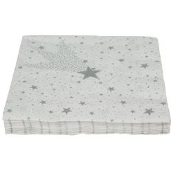 Serviette en papier motif étoile x20
