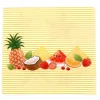 Serviette en papier motif corbeille de fruits x20