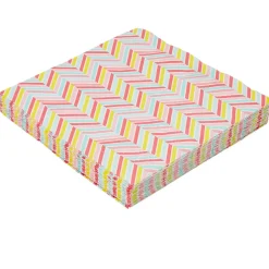 Serviette en papier motif zig zag x20