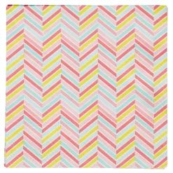 Serviette en papier motif zig zag x20