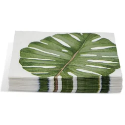 Serviette en papier motif feuille Monstera x20