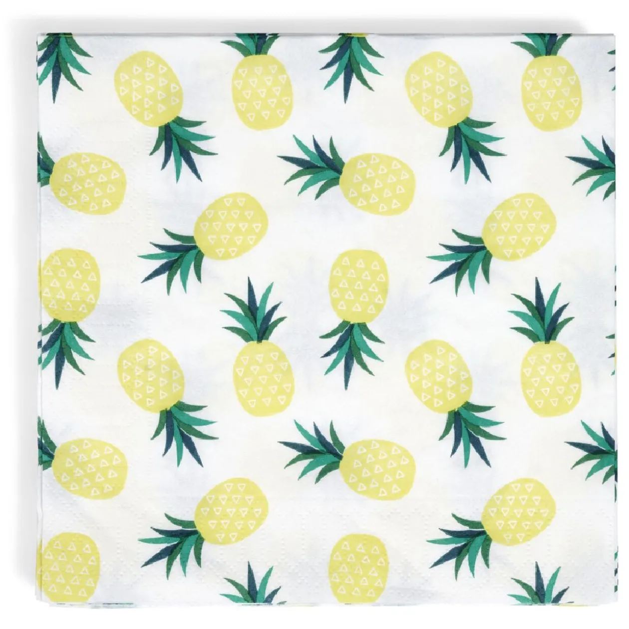 Serviette en papier motif ananas x20
