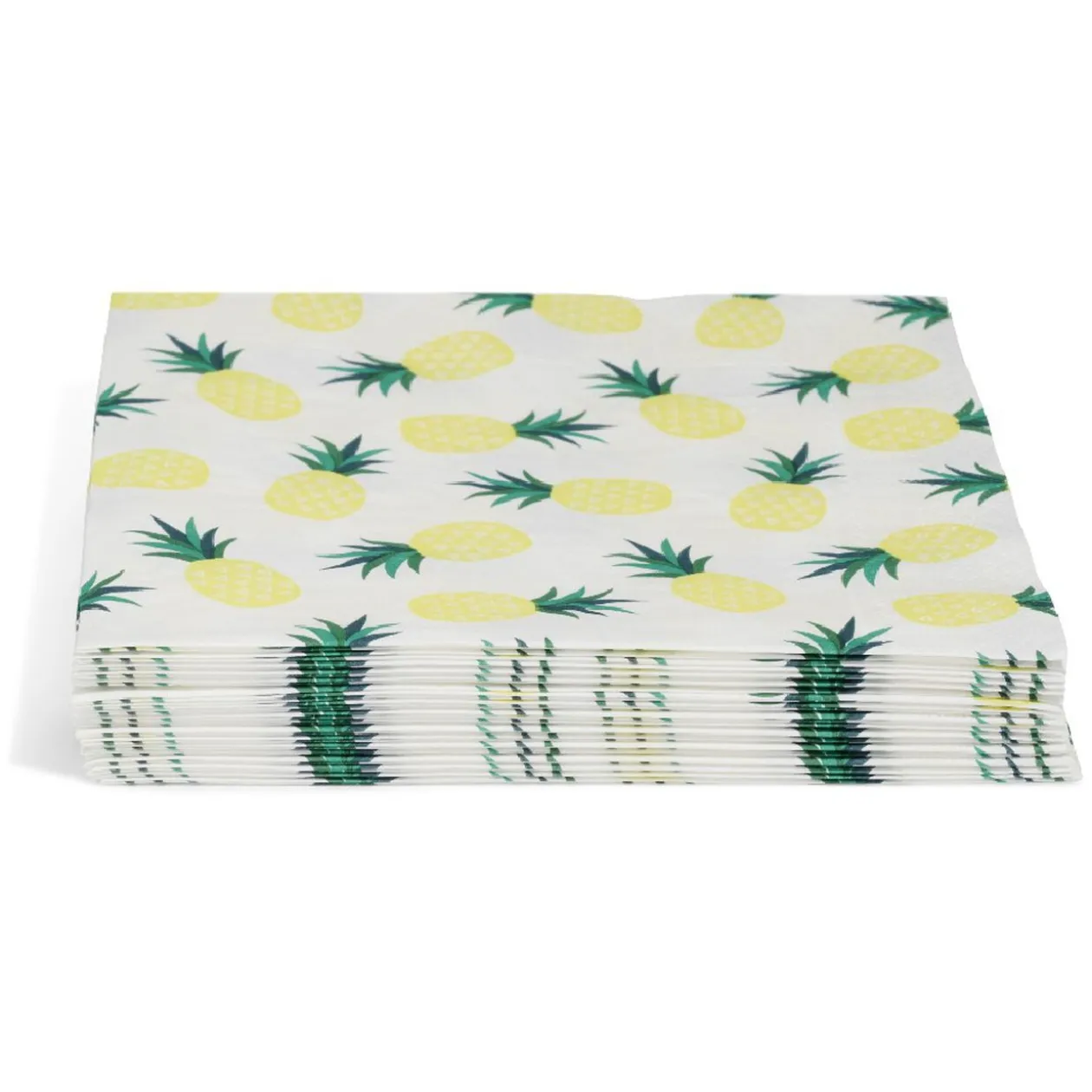 Serviette en papier motif ananas x20