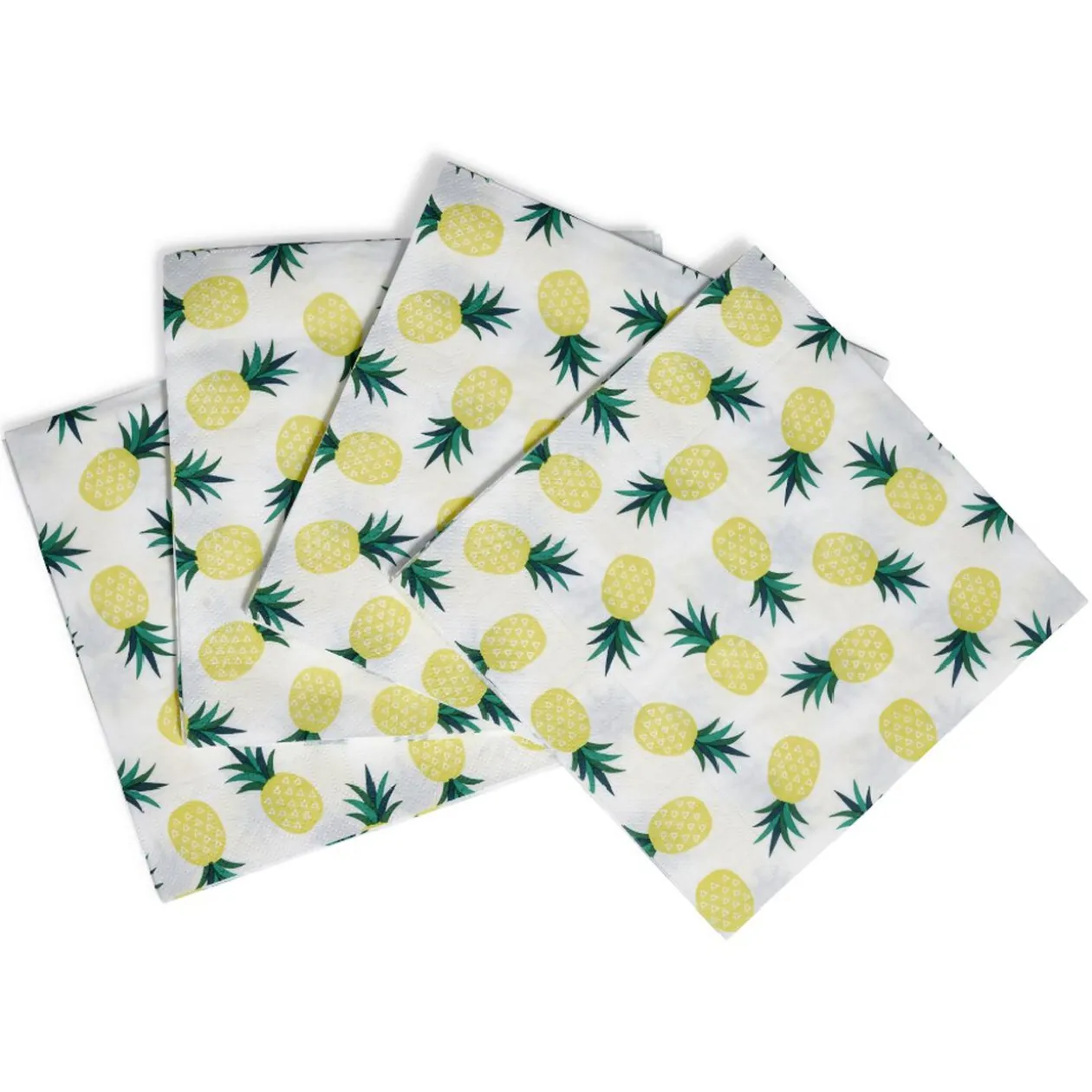 Serviette en papier motif ananas x20
