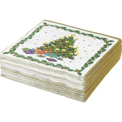 Serviette en papier motif Sapin de Noël x50