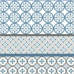 Serviette en papier motif carreaux de ciment x 50