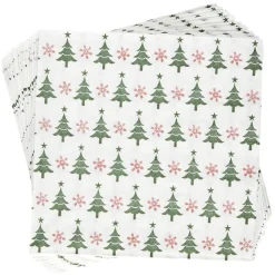 Serviette en papier motif sapin de Noël x20