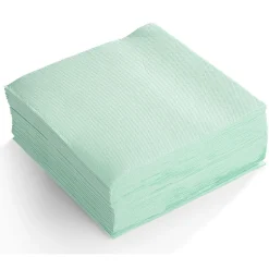 Serviette en papier ouate 2 plis vert d'eau x40