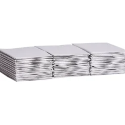 Serviette en papier pré pliée argentée x12