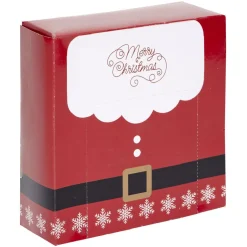 Serviette en papier x100 dans boîte Père Noël