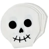Serviette jetable Halloween motif tête de mort x10