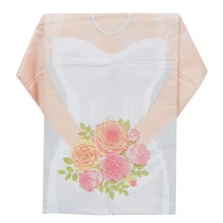 Serviette jetable pré pliée design robe de mariée x10