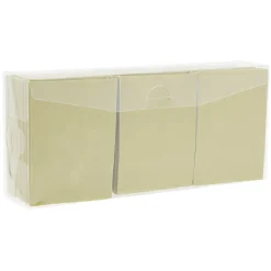 Serviette origami en papier doré x12