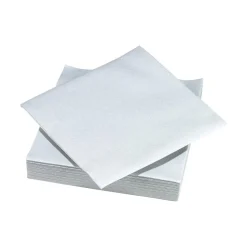 Serviette papier argenté X25
