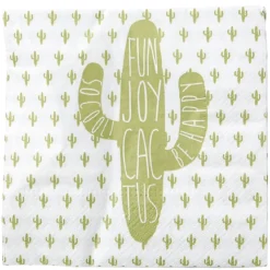Serviette papier cactus x 20