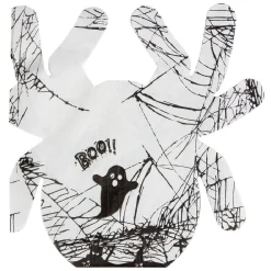 Serviette papier Halloween motif toile et fantôme x20