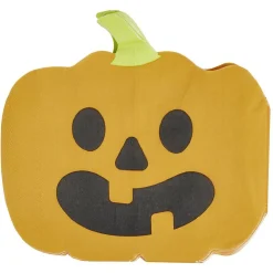 Serviette papier Halloween forme citrouille orange x20