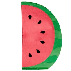 Serviette papier vert rose déco tranche de pastèque x 20