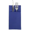 Serviette range couverts 40cm bleu nuit x20