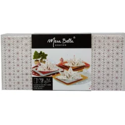 Serviettes x 12 prépliées forme graphique