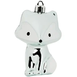 Set de décoration pour sapin de Noël Argenté blanc x24