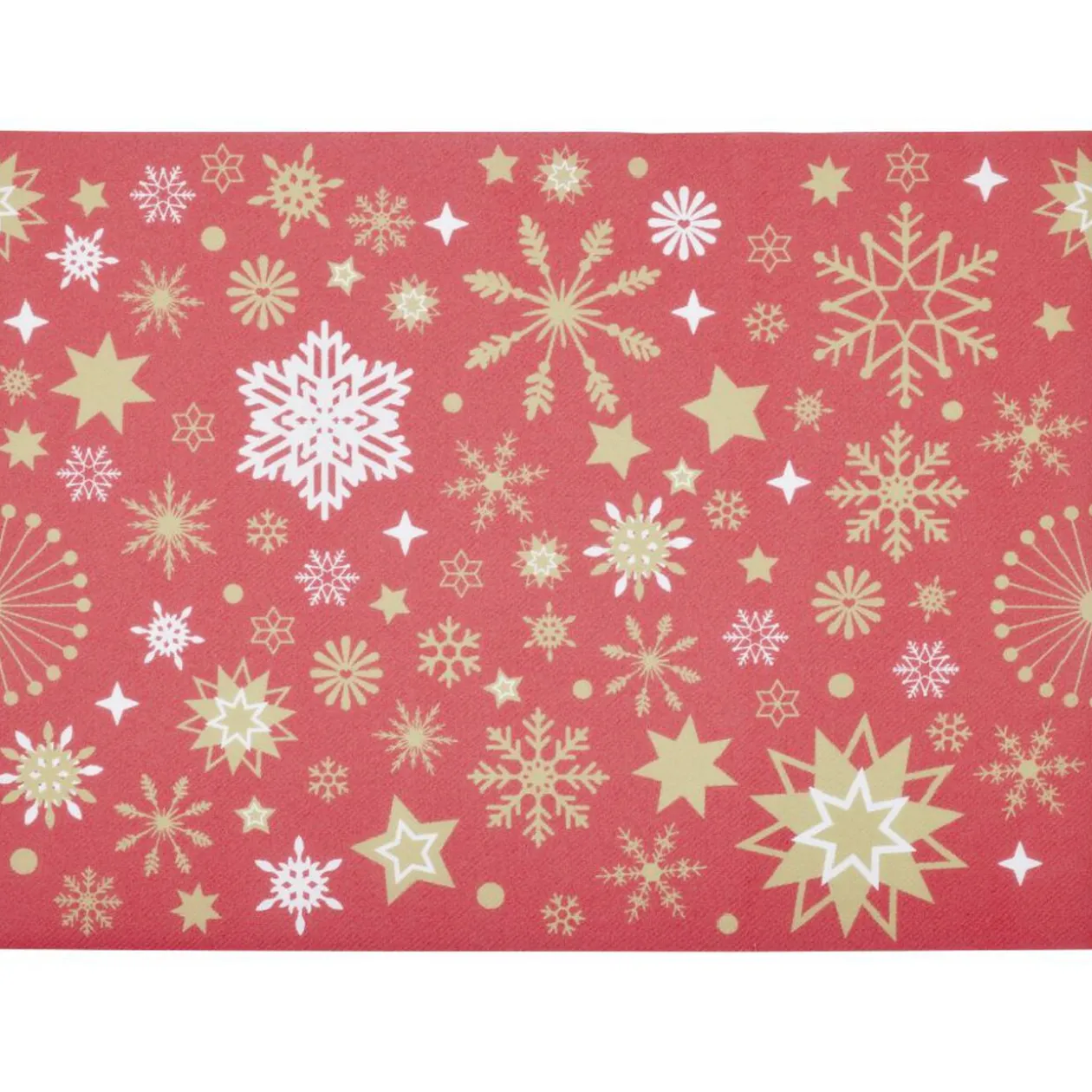 Set de table jetable Airlaid rouge x12