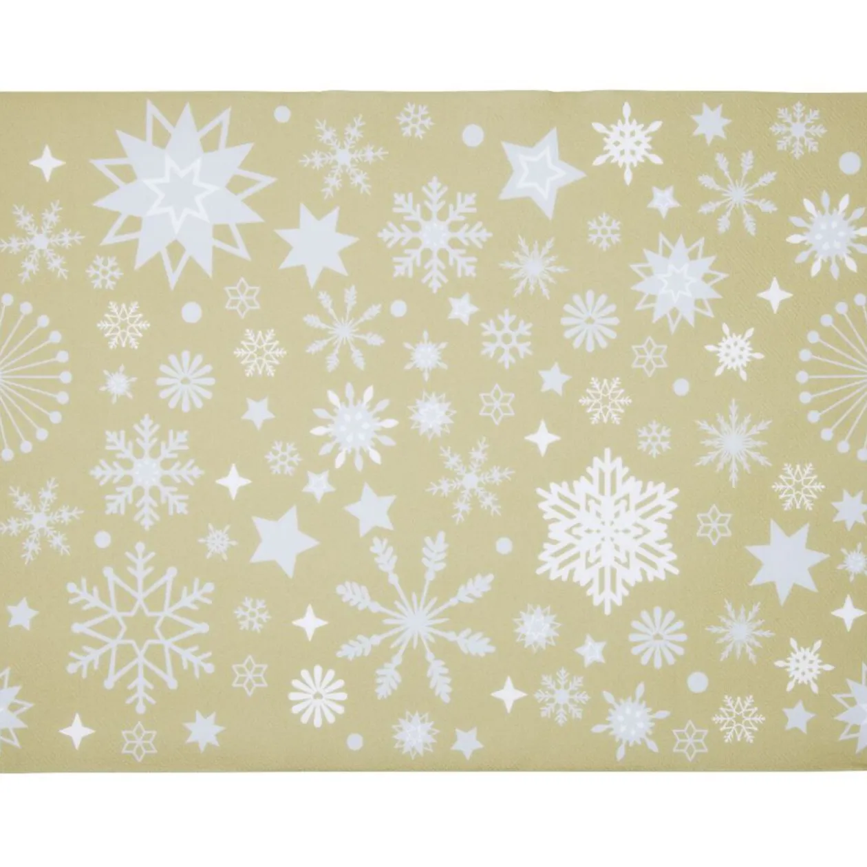 Set de table jetable Airlaid doré x12