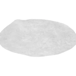 Set de table rond argenté x4