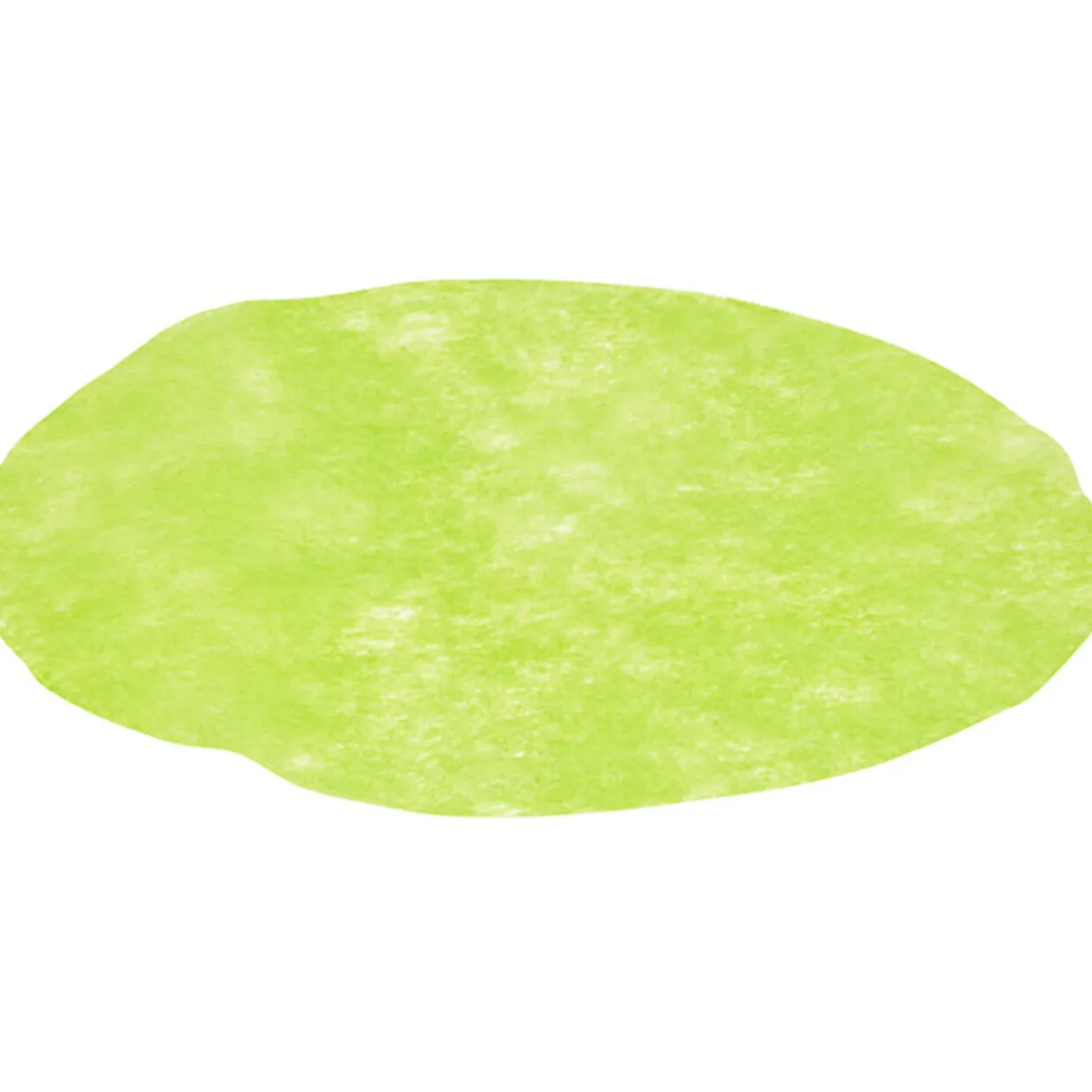 Set de table rond vert anis x4