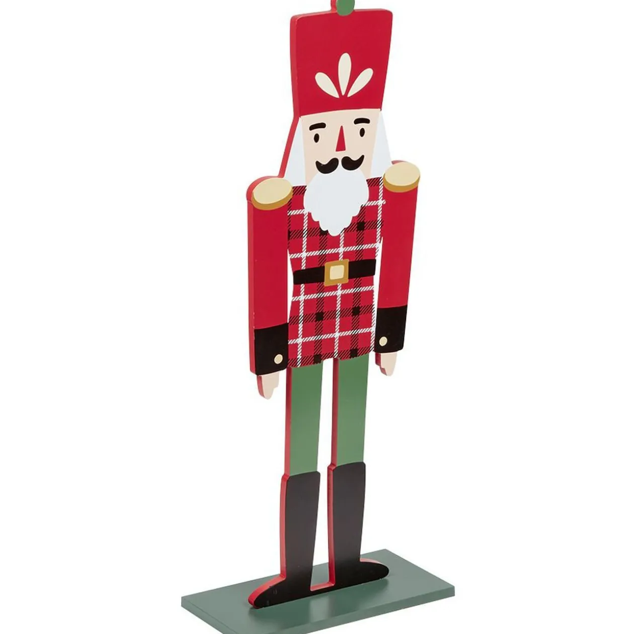 Soldat Casse-Noisette rouge déco de Noël à poser