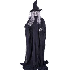 Sorcière géante avec yeux lumineux