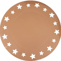 Sous assiette en carton cuivré satiné x4