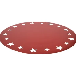 Sous assiette en carton rouge x4