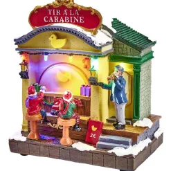 Stand de jeux de fête foraine animé lumineux musical Village de Noël